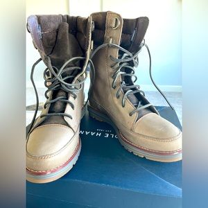 Cole Haan Waterproof Lace Up Boots
